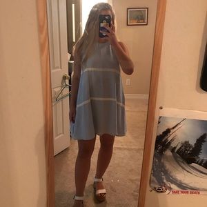 Tobi Striped Shift Dress